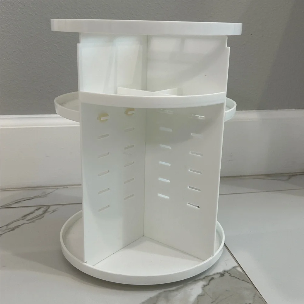 White Rotating Storage Organizer